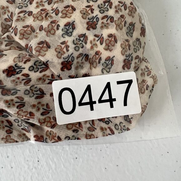 Y2K‎ Deb Mini Skirt Womens Large Boho Chic Cottagecore Vintage Floral Ruffled - Picture 7 of 9